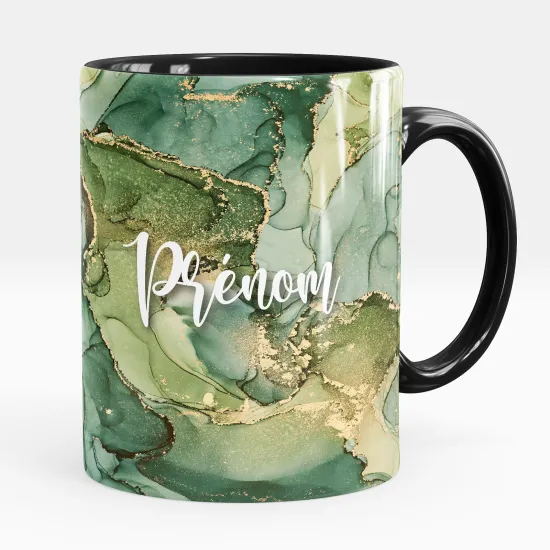 Mug - Tasse personnalisée - Effet marbré