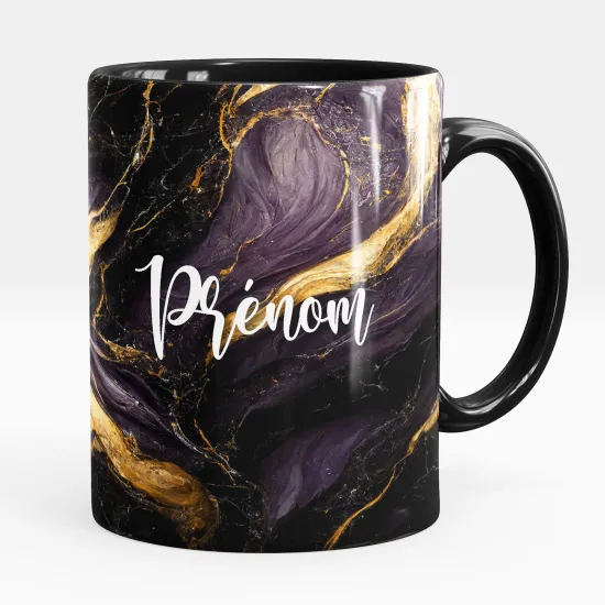 Mug - Tasse personnalisée - Effet marbré