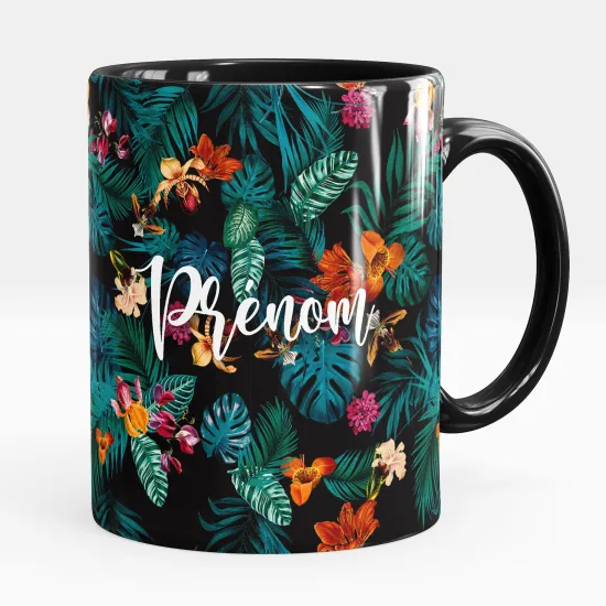 Mug - Tasse personnalisée - Fleurs