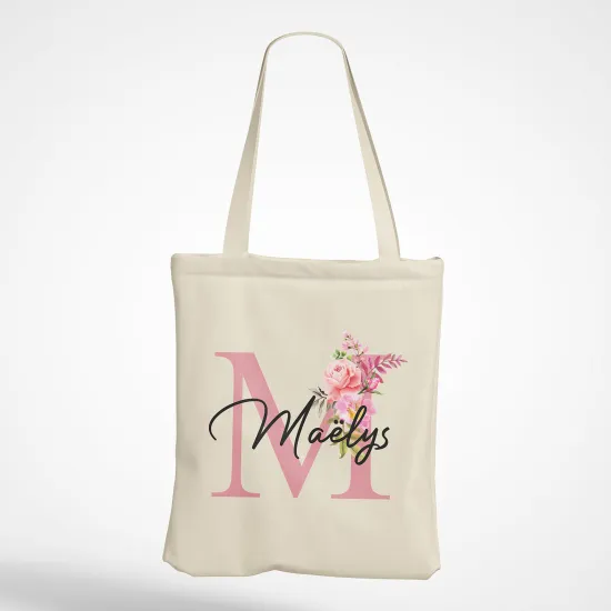 Tote Bag Monogramme - Lettre M