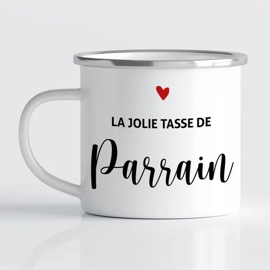 Tasse - Mug Émaillé - La jolie tasse de parrain