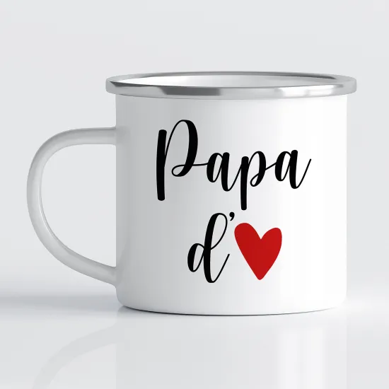 Tasse - Mug Émaillé - Papa d'amour