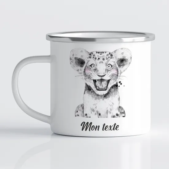 Tasse - Mug Émaillé Enfants - Lion