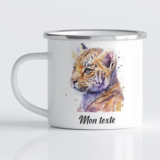 Tasse - Mug Émaillé Enfants - Tigre