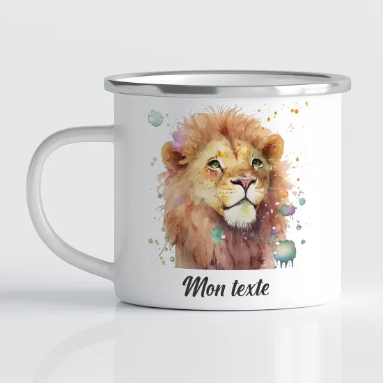 Tasse - Mug Émaillé Enfants - Lion