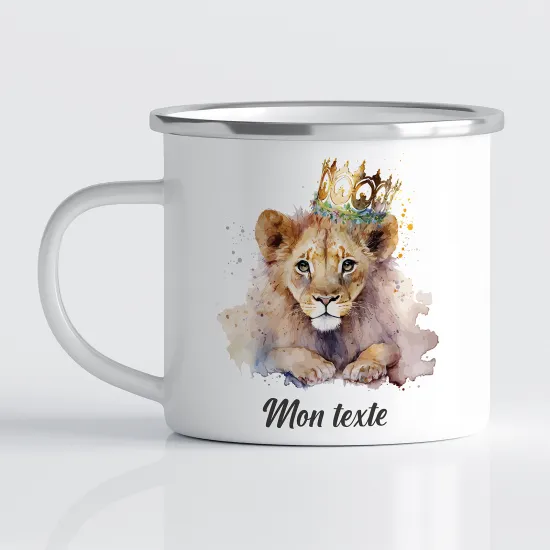 Tasse - Mug Émaillé Enfants - Lion