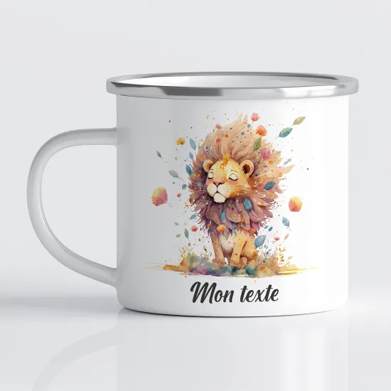 Tasse - Mug Émaillé Enfants - Lion