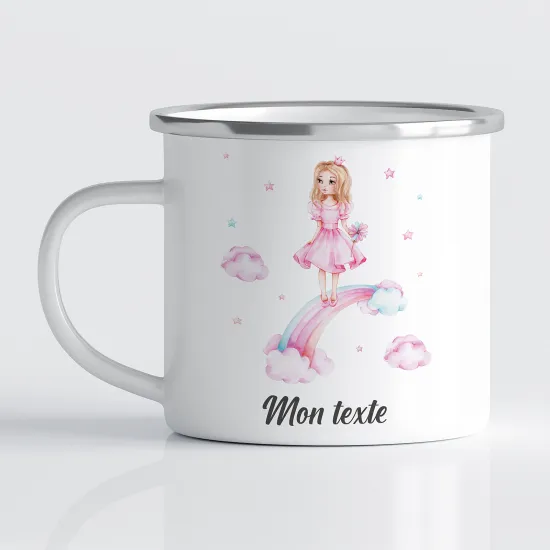 Tasse - Mug Émaillé Enfants - Princesse