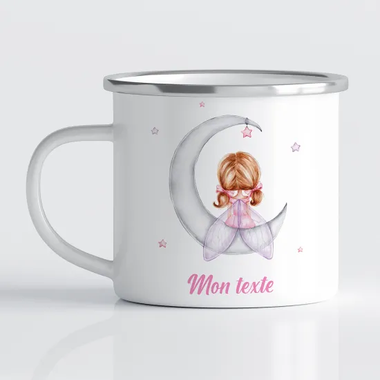 Tasse - Mug Émaillé Enfants - Fée Lune