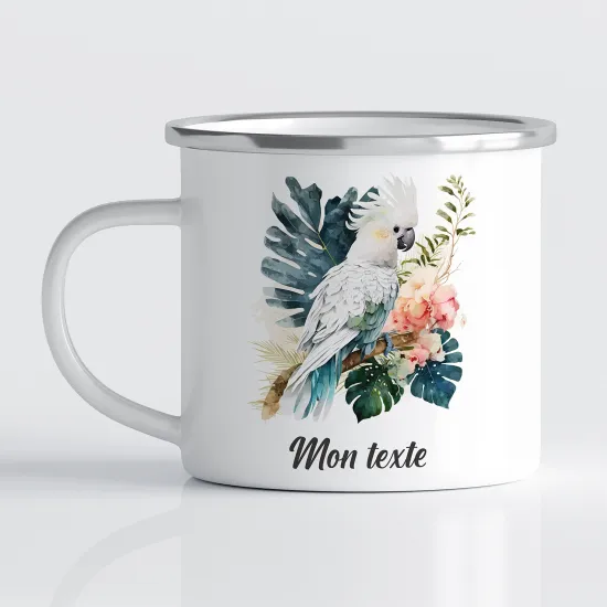 Tasse - Mug Émaillé - Perroquet