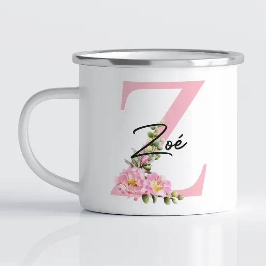 Tasse - Mug Émaillé Monograme - Lettre Z