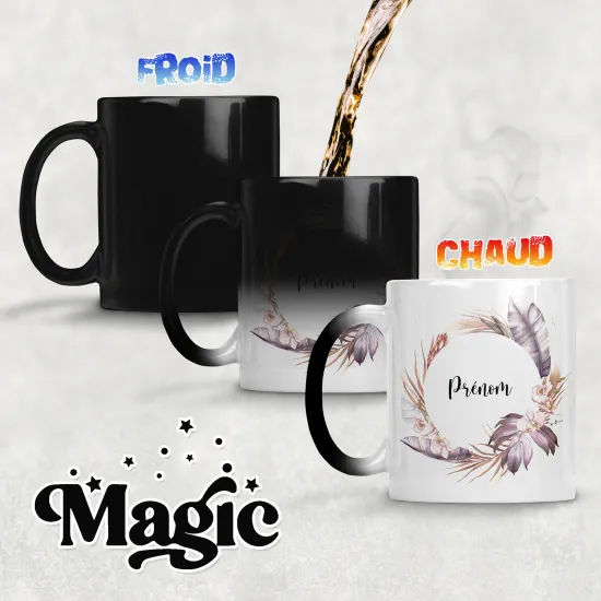 Tasse - Mug Magique - Fleurs