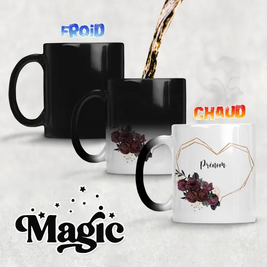 Tasse - Mug Magique - Fleurs