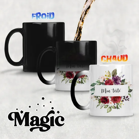 Tasse - Mug Magique - Fleurs