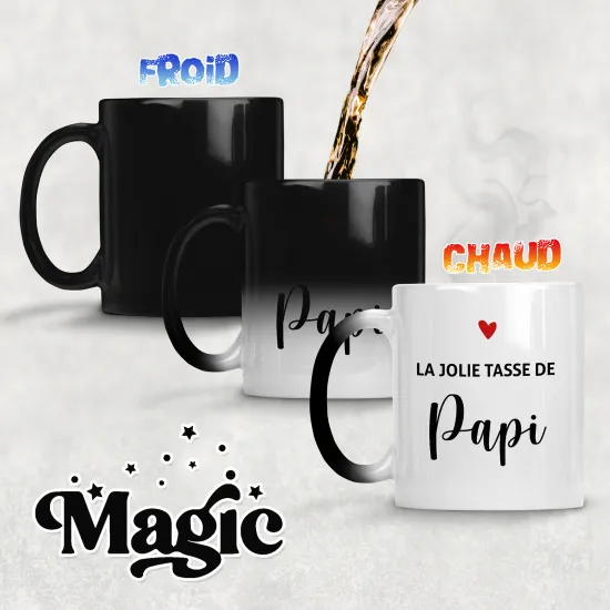 Tasse - Mug Magique - La jolie tasse de papi