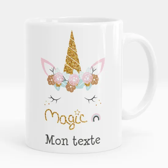 Mug - Tasse personnalisée - Licornes magic