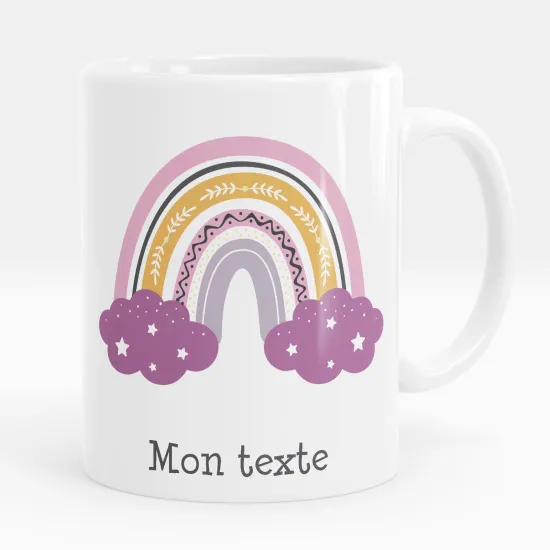 Mug - Tasse personnalisée - Arc-en-ciel