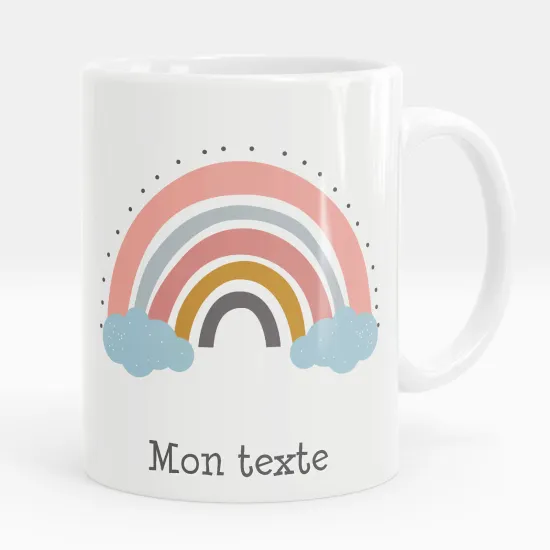 Mug - Tasse personnalisée - Arc-en-ciel