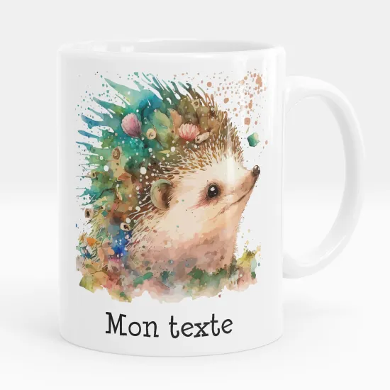 Mug - Tasse personnalisée - Hérisson