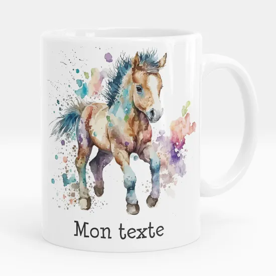 Mug - Tasse personnalisée - Cheval