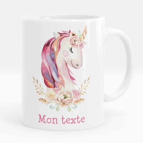 Mug - Tasse personnalisée - Licorne