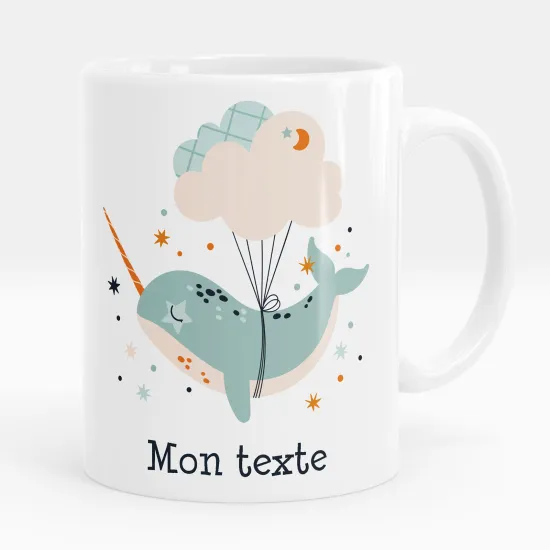 Mug - Tasse personnalisée - Baleine