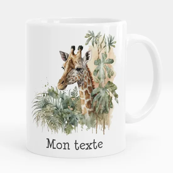 Mug - Tasse personnalisée - Girafe