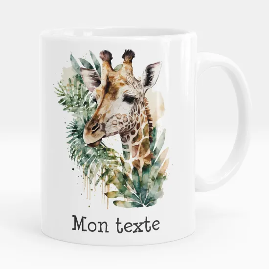 Mug - Tasse personnalisée - Girafe