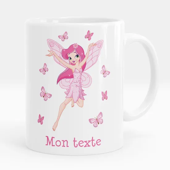 Mug - Tasse personnalisée - Fée papillons