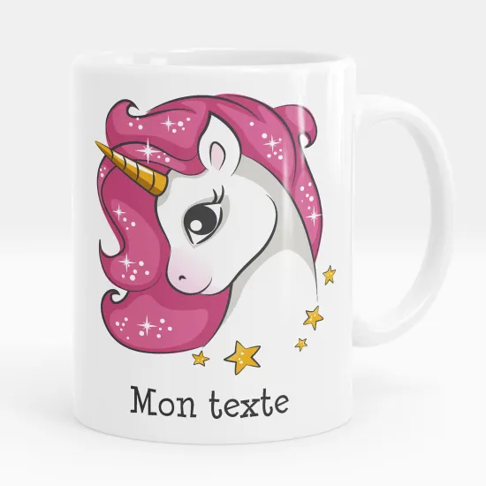 Mug - Tasse personnalisée - Licorne