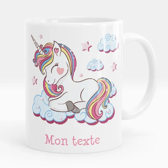 Mug - Tasse personnalisée - Licorne