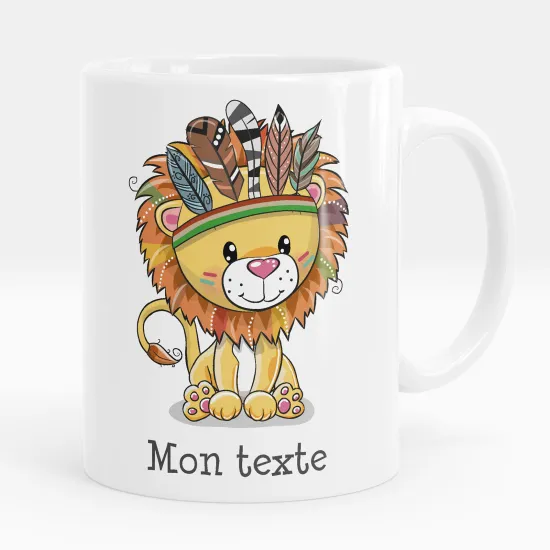 Mug - Tasse personnalisée - Lion indien