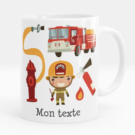 Mug - Tasse personnalisée - Pompier