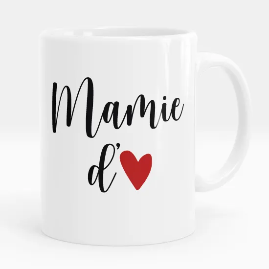 Mug - Tasse personnalisée - Mamie d'amour