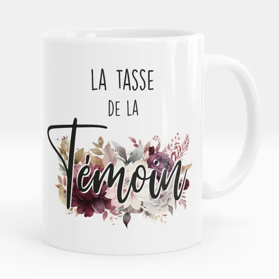 Mug - Tasse personnalisée - La tasse de la témoin