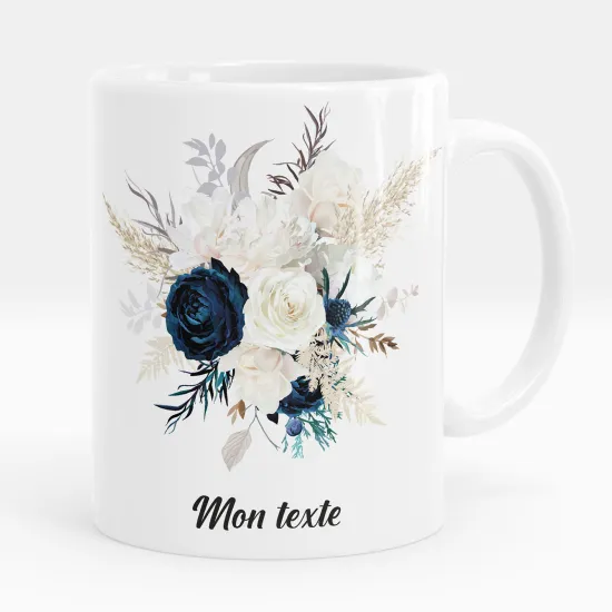 Mug - Tasse personnalisée - Fleurs