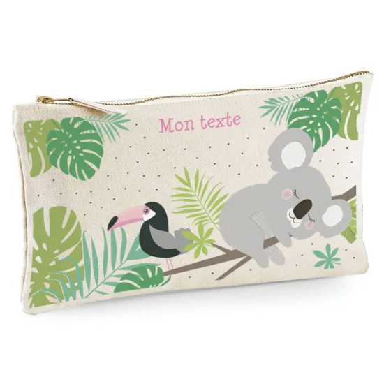 Trousse - Koala toucan sur la branche