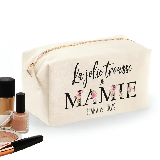 Trousse De Maquillage - La jolie trousse de mamie Prénom