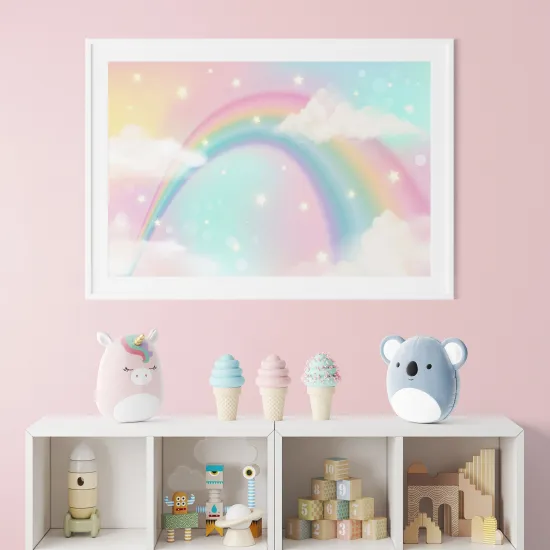 Poster / Affiche enfants - Arc-en-ciel