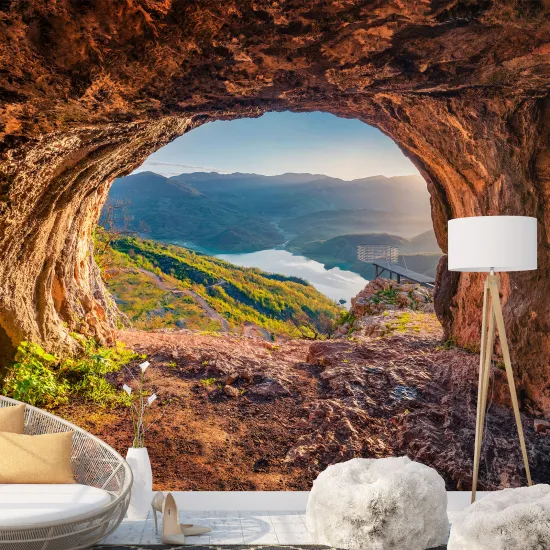 Papier peint panoramique - Vue de la grotte Bovilla