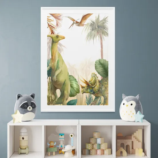 Poster / Affiche enfants - Dinosaures