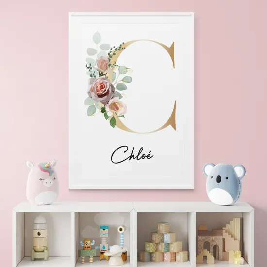 Affiche / Poster Monogramme - Lettre C