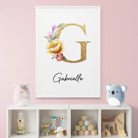 Affiche / Poster Monogramme - Lettre G