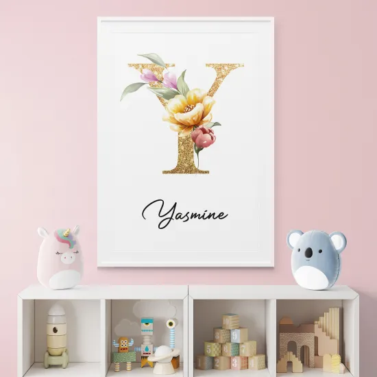 Affiche / Poster Monogramme - Lettre Y