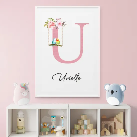 Affiche / Poster Monogramme - Lettre U