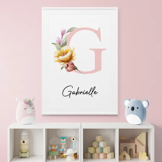 Affiche / Poster Monogramme - Lettre G