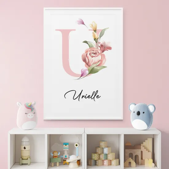 Affiche / Poster Monogramme - Lettre U