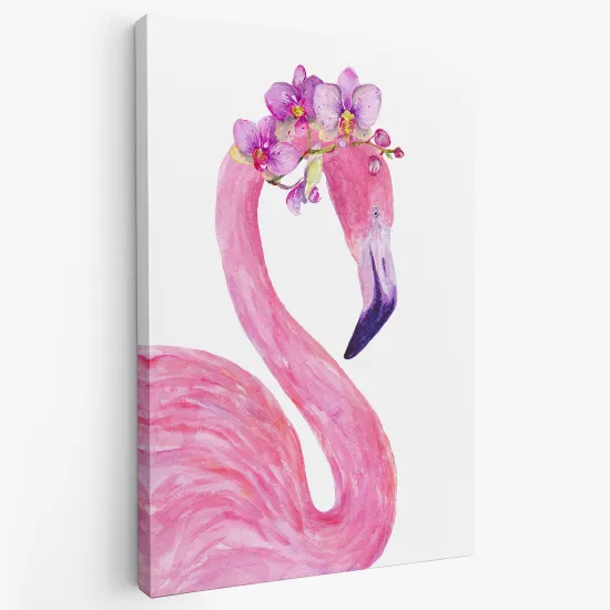 Tableau toile - Flamant Rose