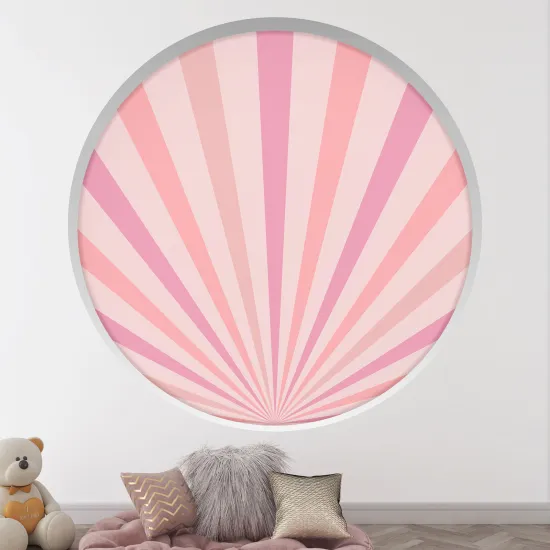 Stickers Trompe l'œil Arche ronde - Rayons de Soleil Boho