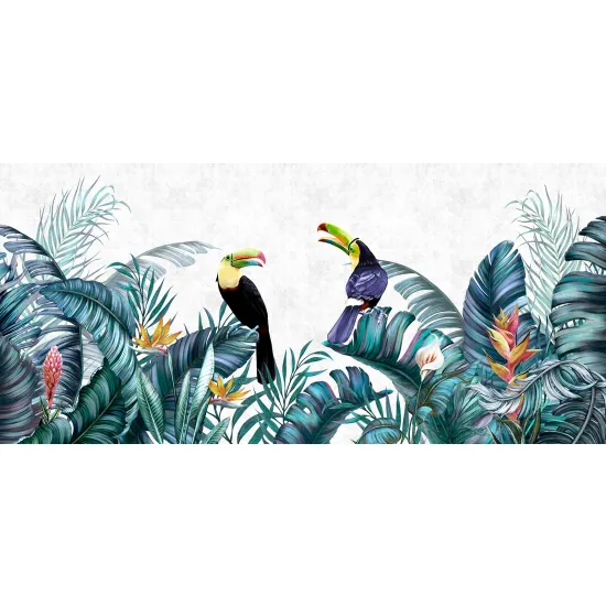 Papier peint panoramique - Toucans